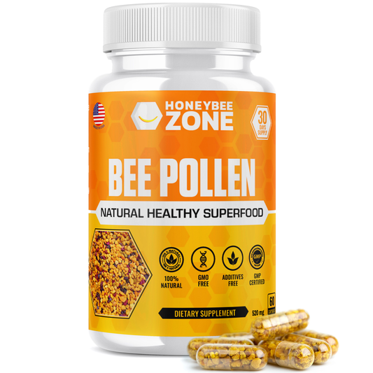 Gránulos de polen de abeja en cápsulas (60 cápsulas)